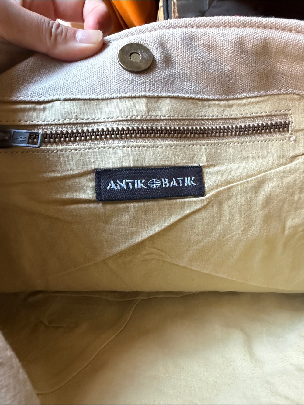 Anthropologie Antik Boho Embroidered Multicolor Crossbody Bag with Beaded Detail - Picture 5 of 7